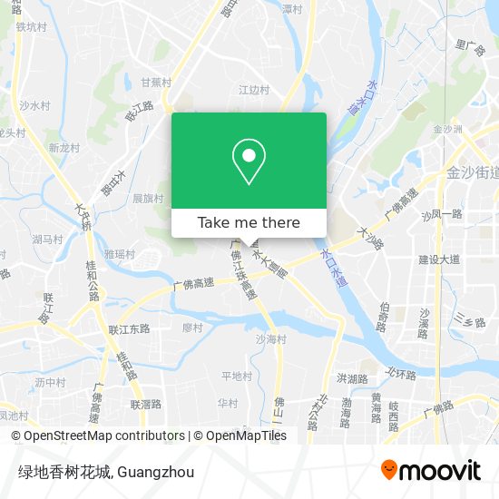 绿地香树花城 map