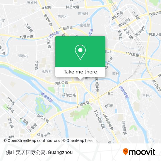佛山奕居国际公寓 map