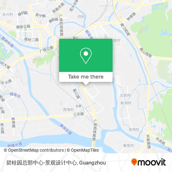 碧桂园总部中心-景观设计中心 map