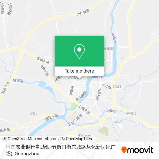 中国农业银行自助银行(街口街东城路从化新世纪广场) map