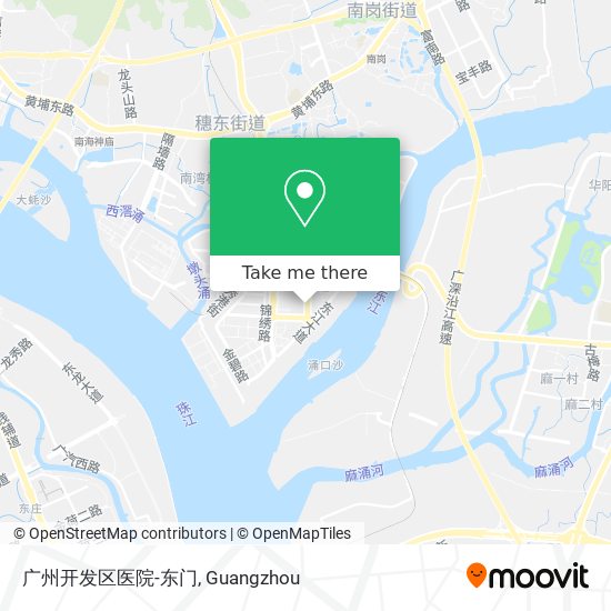 广州开发区医院-东门 map