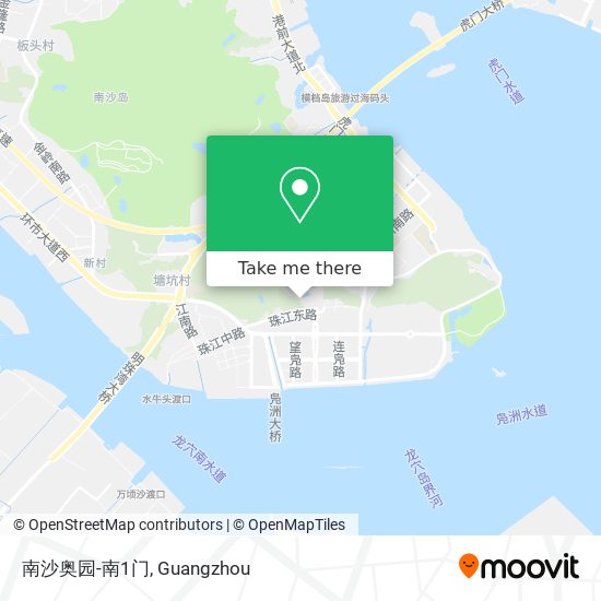 南沙奥园-南1门 map