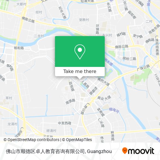 佛山市顺德区卓人教育咨询有限公司 map