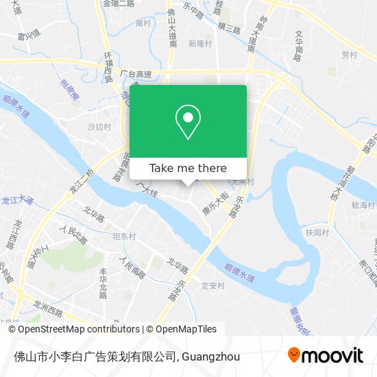 佛山市小李白广告策划有限公司 map