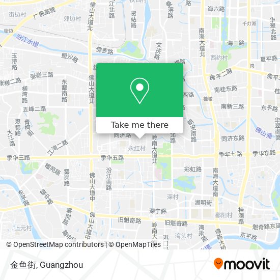 金鱼街 map