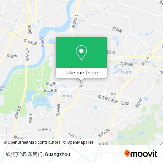 银河宾馆-东南门 map