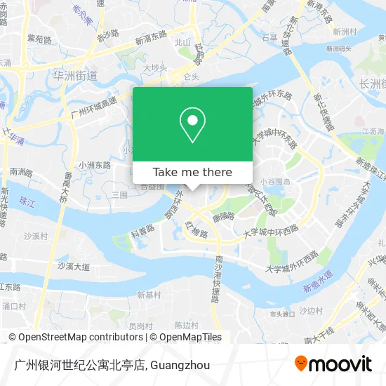 广州银河世纪公寓北亭店 map