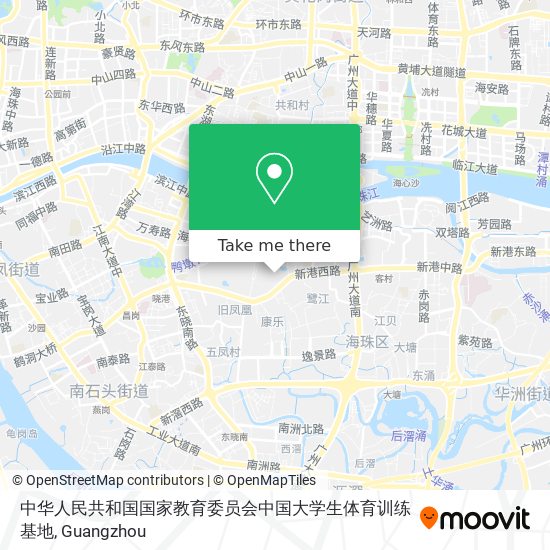 中华人民共和国国家教育委员会中国大学生体育训练基地 map