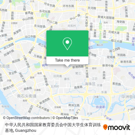 中华人民共和国国家教育委员会中国大学生体育训练基地 map