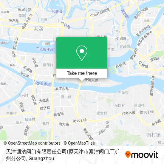 天津塘沽阀门有限责任公司(原天津市溏沽阀门厂)广州分公司 map