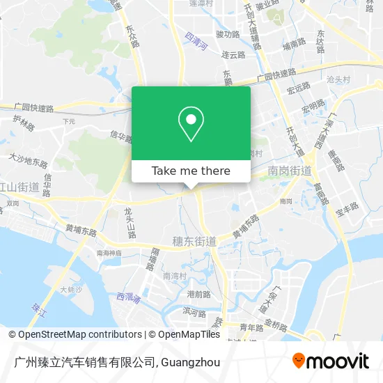 广州臻立汽车销售有限公司 map