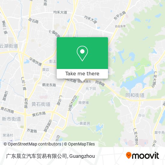 广东晨立汽车贸易有限公司 map