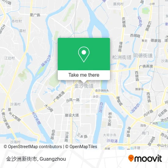 金沙洲新街市 map