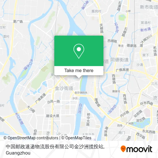 中国邮政速递物流股份有限公司金沙洲揽投站 map