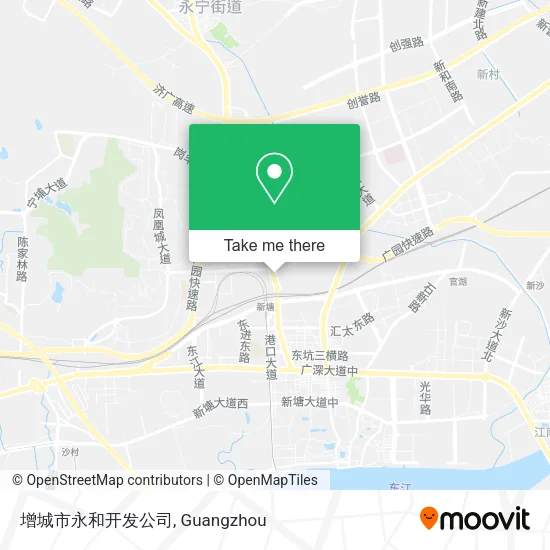 增城市永和开发公司 map