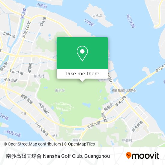 南沙高爾夫球會 Nansha Golf Club map