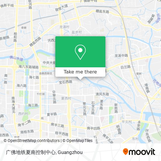 广佛地铁夏南控制中心 map