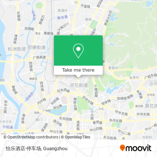 怡乐酒店-停车场 map