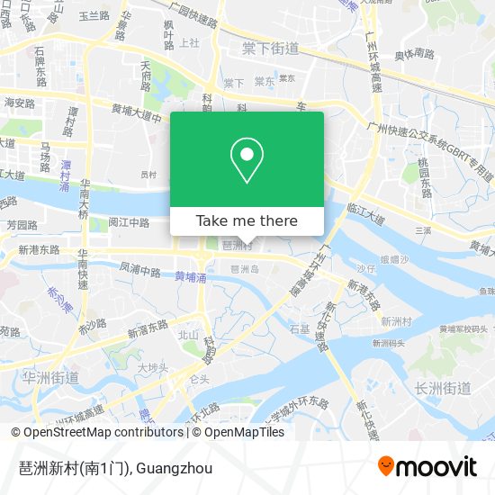 琶洲新村(南1门) map