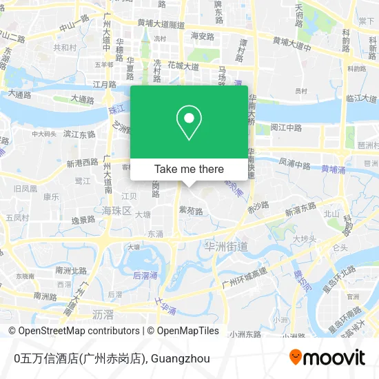0五万信酒店(广州赤岗店) map