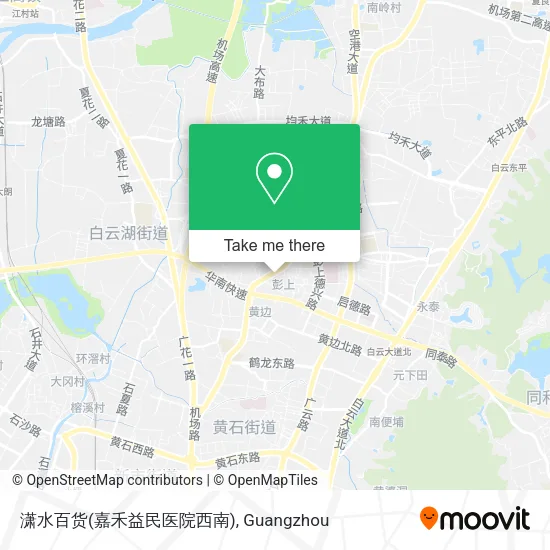 潇水百货(嘉禾益民医院西南) map