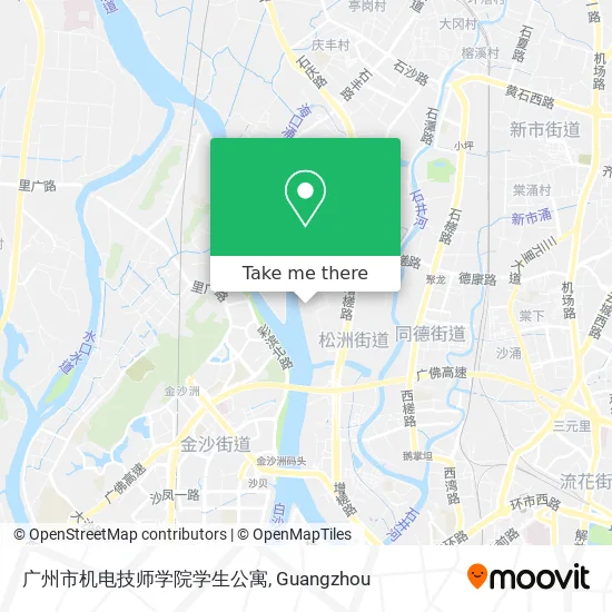 广州市机电技师学院学生公寓 map