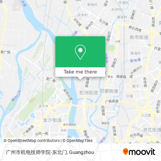广州市机电技师学院-东北门 map