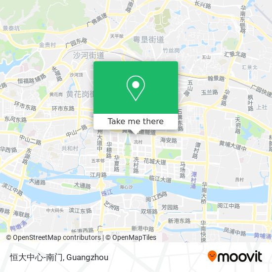 恒大中心-南门 map