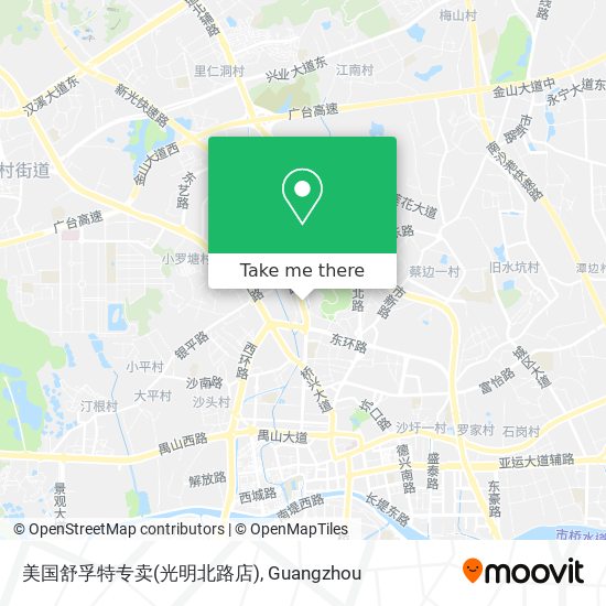 美国舒孚特专卖(光明北路店) map