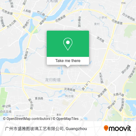 广州市盛雅图玻璃工艺有限公司 map