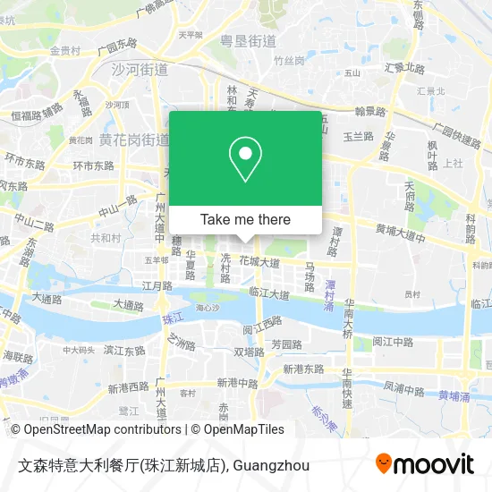 文森特意大利餐厅(珠江新城店) map