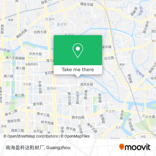 南海盈科达鞋材厂 map