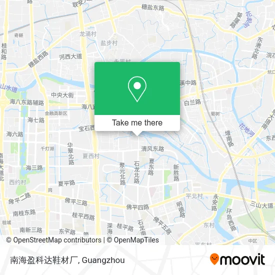 南海盈科达鞋材厂 map