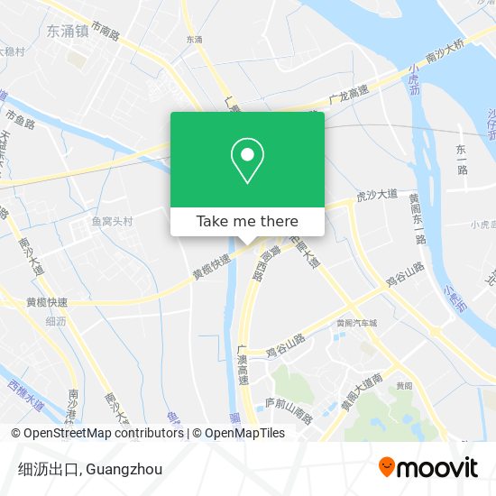 细沥出口 map