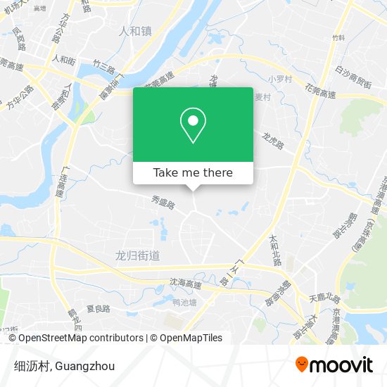 细沥村 map
