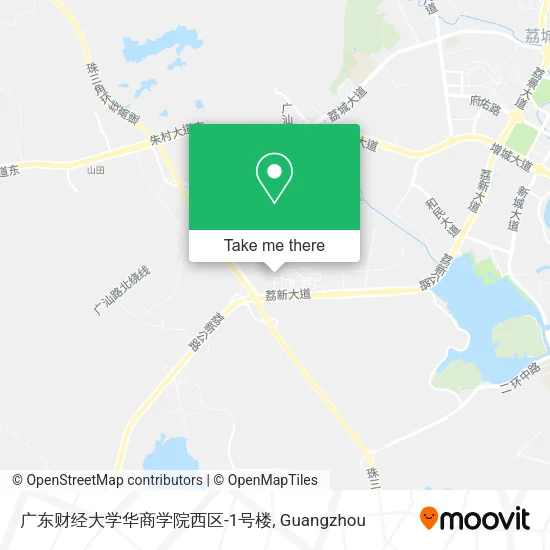 广东财经大学华商学院西区-1号楼 map