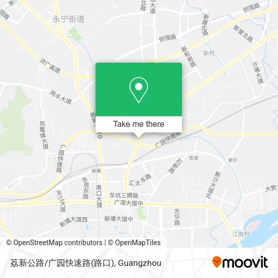 荔新公路/广园快速路(路口) map