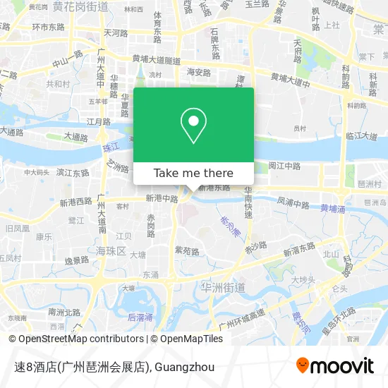 速8酒店(广州琶洲会展店) map