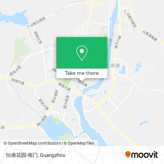 怡康花园-南门 map