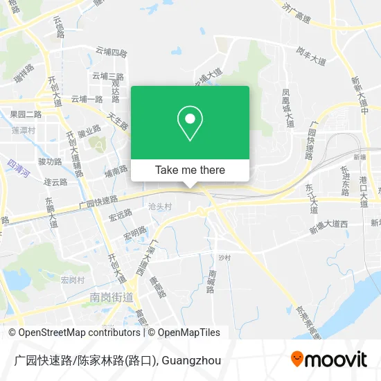 广园快速路/陈家林路(路口) map