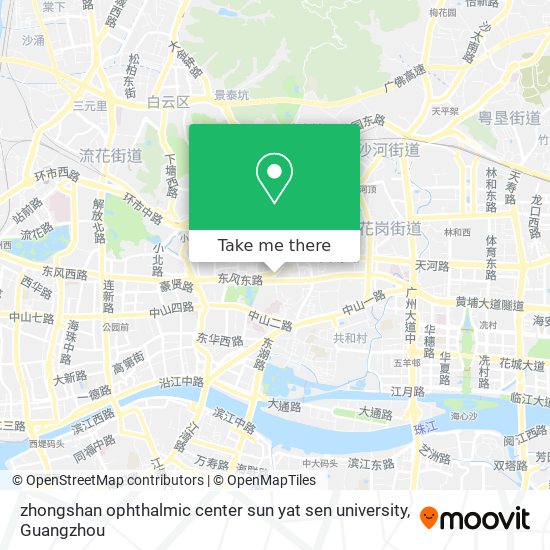 zhongshan ophthalmic center sun yat sen university map
