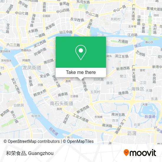 和荣食品 map
