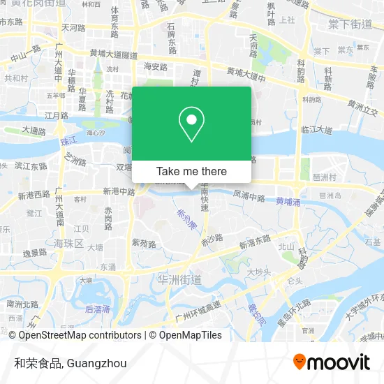 和荣食品 map