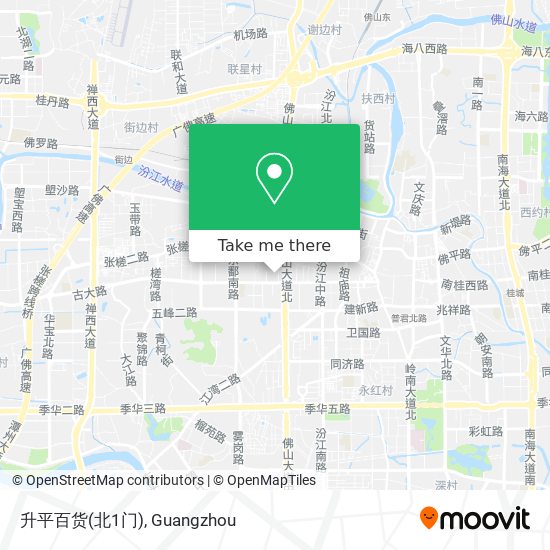 升平百货(北1门) map