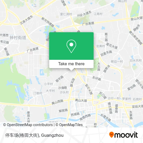 停车场(格田大街) map