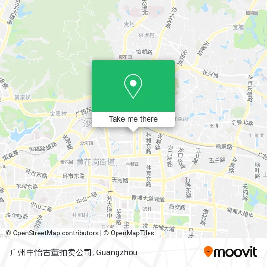 广州中怡古董拍卖公司 map