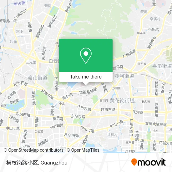 横枝岗路小区 map