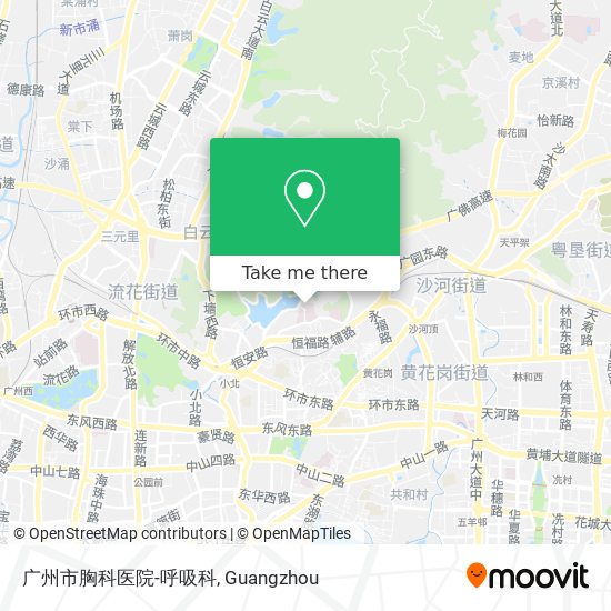 广州市胸科医院-呼吸科 map