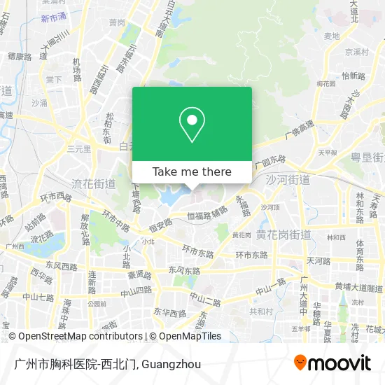 广州市胸科医院-西北门 map