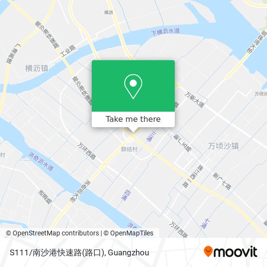 S111/南沙港快速路(路口) map